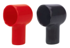 DataPanel - Set pole caps for power splitter red / black 