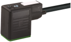 Connecteurs pour électrovannes MSUD, forme B / 11 mm, noir, 24 V AC/DC 