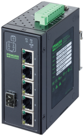 6 Port Unmanaged Gigabit Switch 4 PoE 1 SFP Ports IP20 Metall 48V  58191