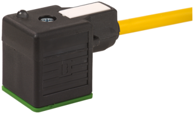 Connecteur pour électrovanne MSUD, Forme A - 18mm, Noir, 0...230 V  7000-18081-0260150
