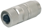 M12 Bu. 0° A-kod. Schneidklemmanschluss