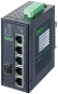 6 Port Unmanaged Gigabit Switch 4 PoE 1 SFP Ports IP20 Metall 48V